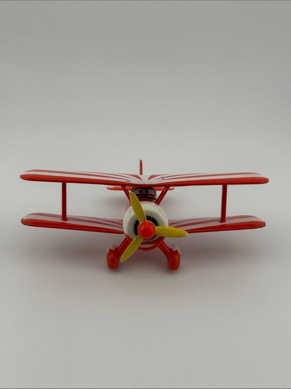 Disney Pixar Cars - Barney Stormin' Biplane Airplane - Diecast Metal 1:55 Scale